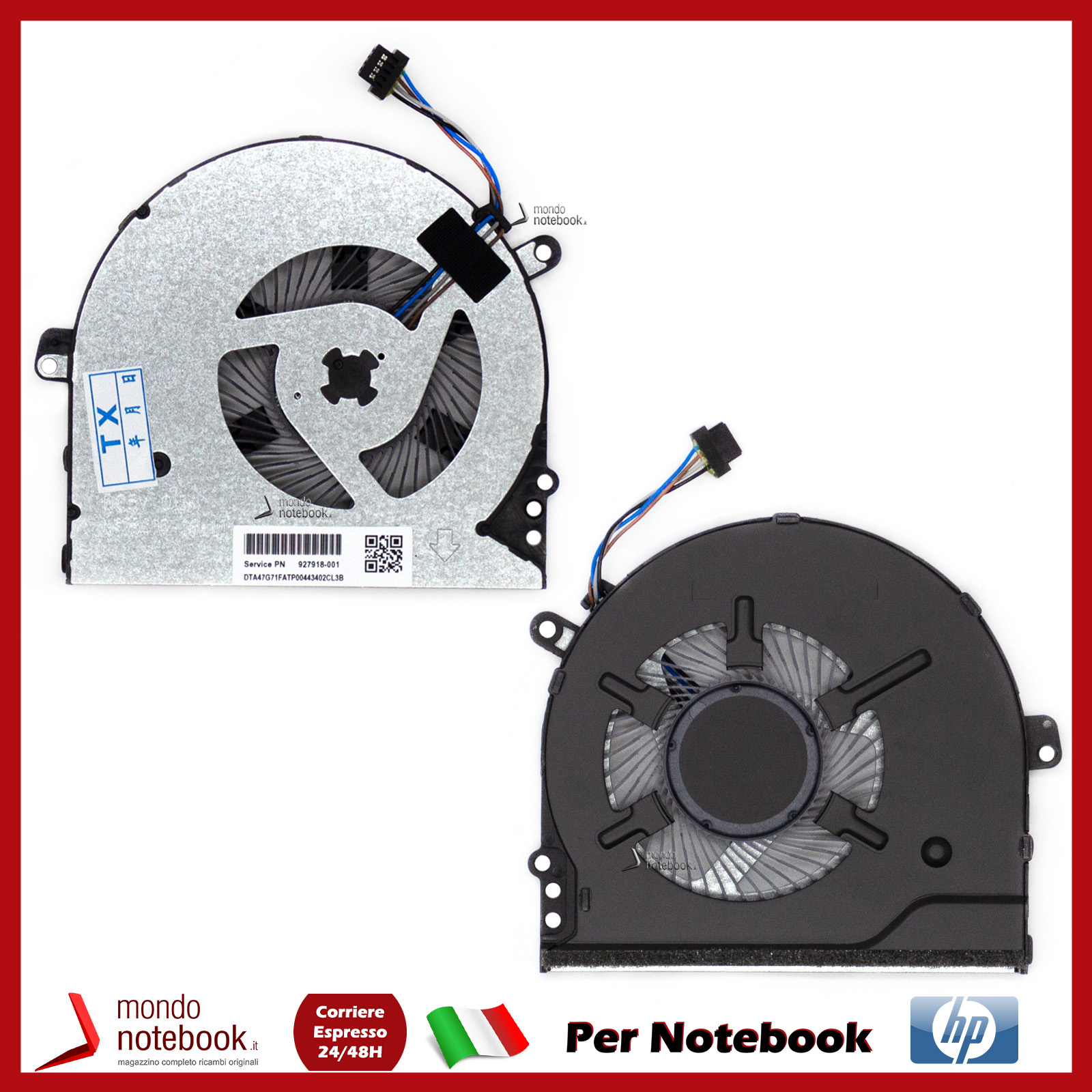 Ventola Raffreddamento Economica HP 14s-dp0000 | Ricambio Notebook
