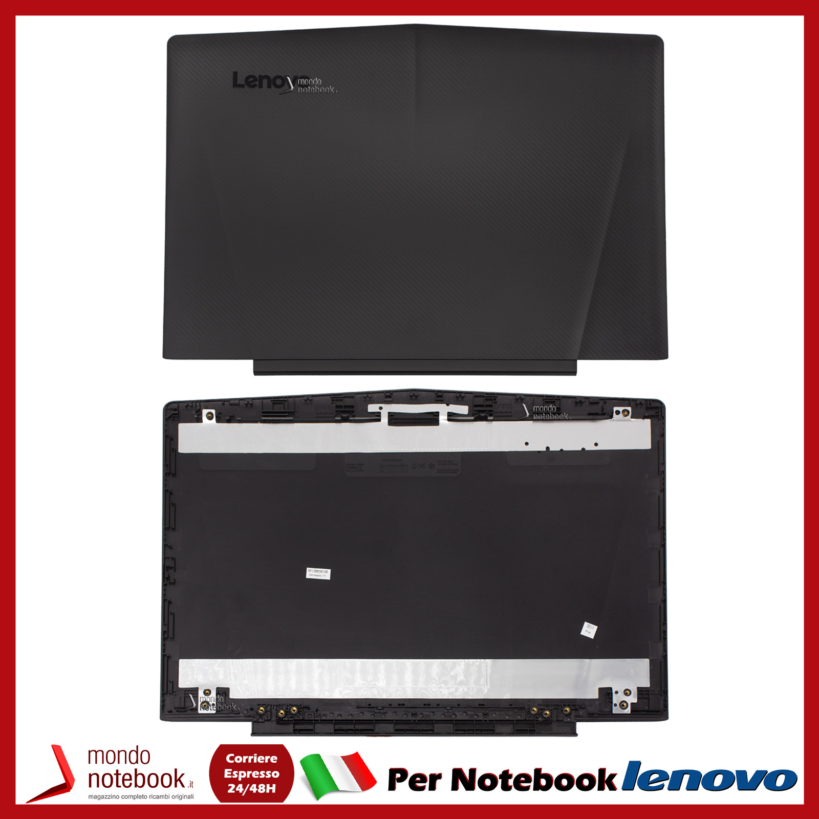 Y520 Coperchio Posteriore LCD Per Lenovo Legion Y520 R720 - Ricambio Originale, Colore Nero Coperchio Posteriore Lenovo - Foto 2