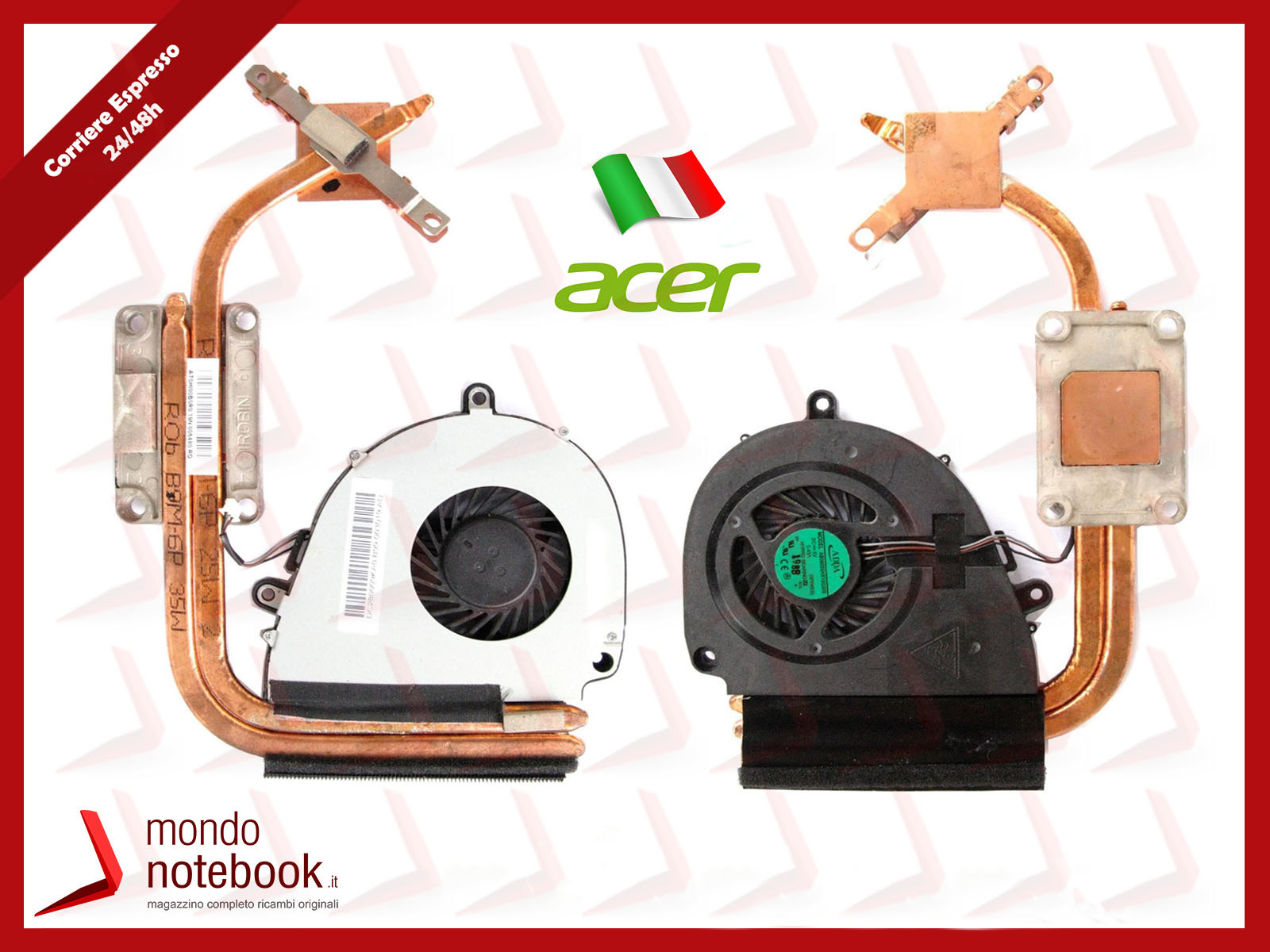 ACER - 23. R9702.001 Ventola Di Raffreddamento CPU Ricambio Per