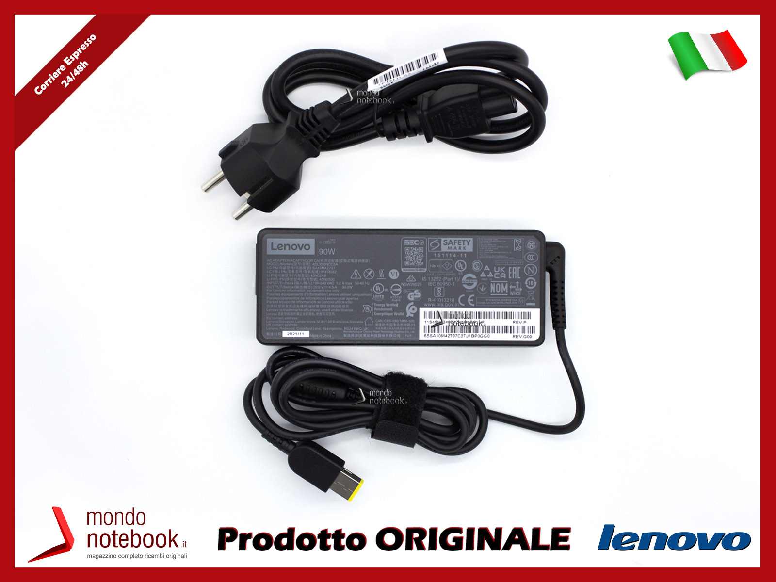Caricatore Per Laptop Lenovo Legion 5 7 Y540 Y545 Y730 Y740 Y740 Y740 Y900 Y910 Y920