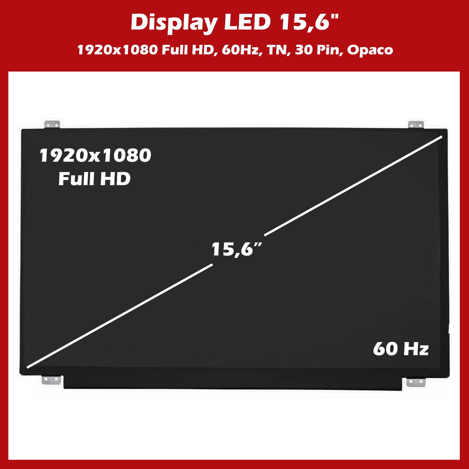 LCD Display Schermo N156HGE-EA2 Rev.C1 15.6" FHD LED