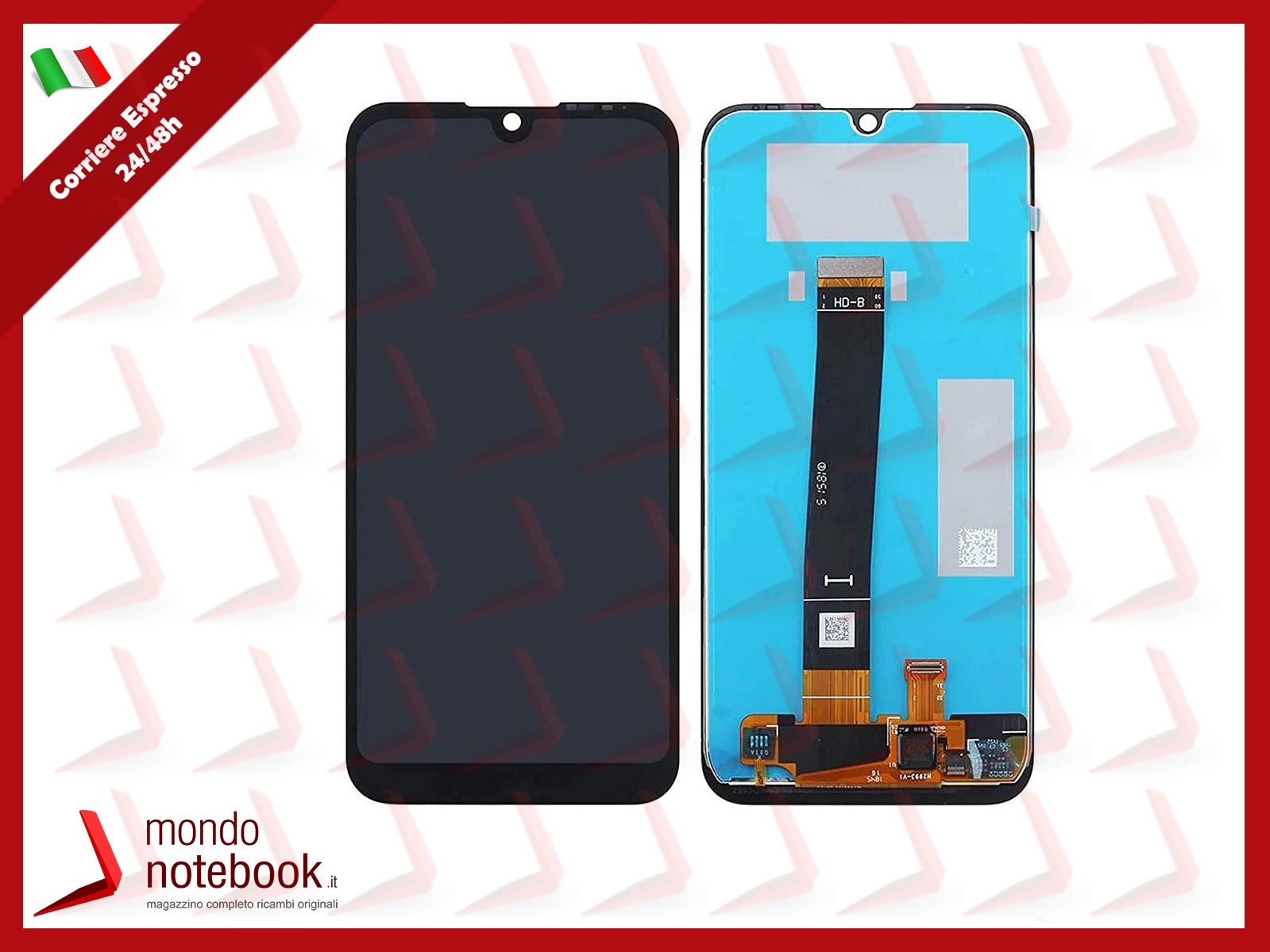 LCD DISPLAY TOUCH PER HUAWEI Y5 2019 AMN-LX1 LX2 LX3 LX9 - Foto 3